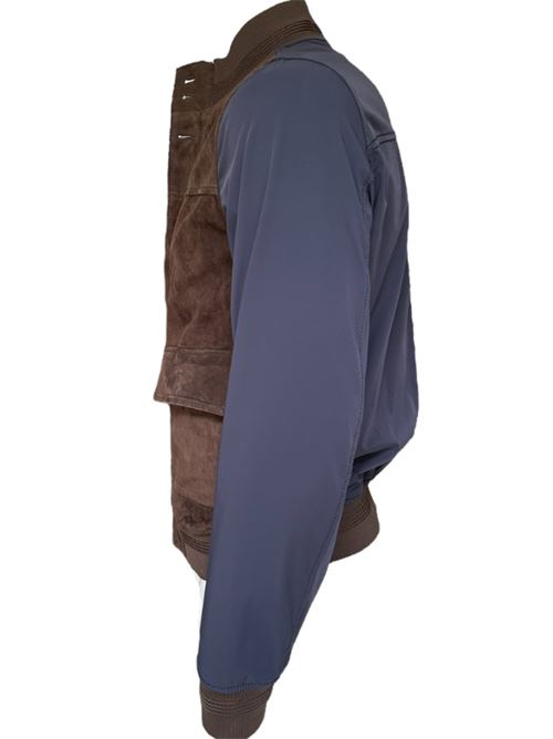 Giubbino Tribeca Mix marrone THE JACK LEATHERS | TRIBECA MIX.309